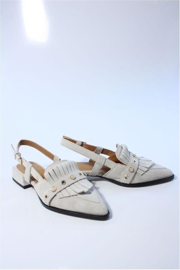 VIA VAI Slingbacks Dames Jazz Tammi Maat: 41 Materiaal: Suède Kleur: Beige - Foto 7