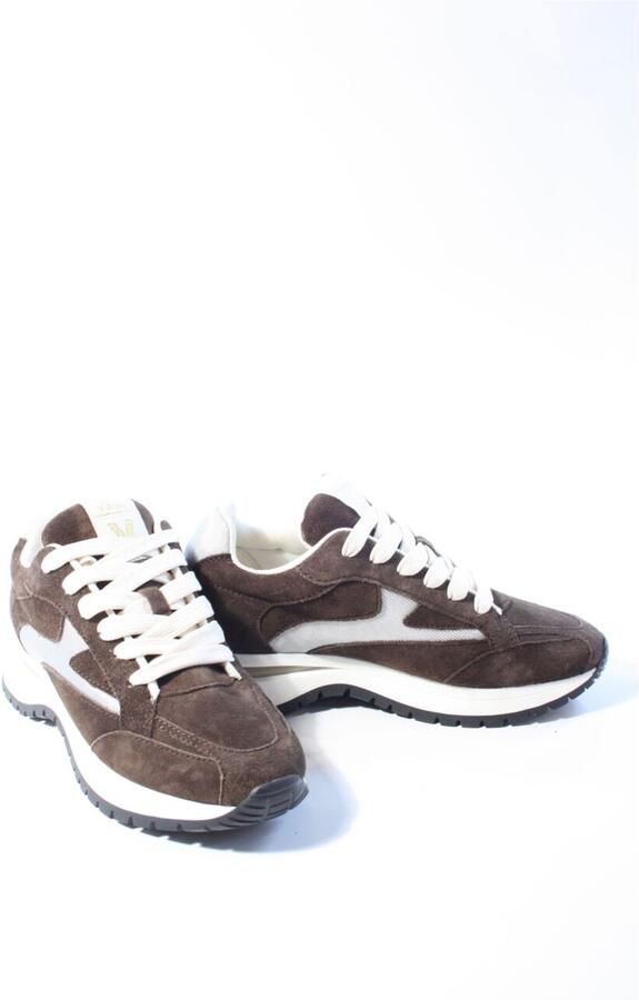 VIA VAI Lage Sneakers Dames Usher Riggs Maat: 38 Materiaal: Suède Kleur: Bruin