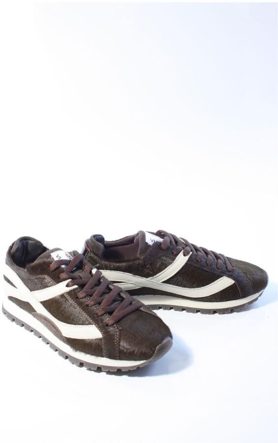 VIA VAI Scott Demi Sneakers Dames Leer Bruin - Foto 3