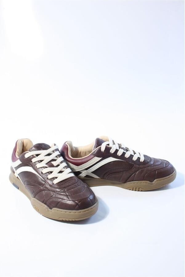 VIA VAI Kris Sky Sneakers Dames Leer Bruin - Foto 3