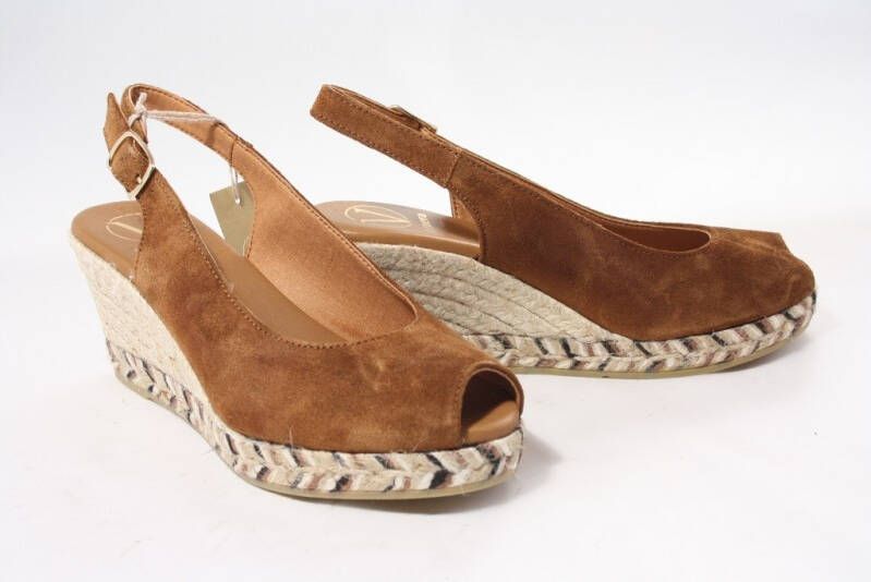 Viguera Dames espadrilles cognac