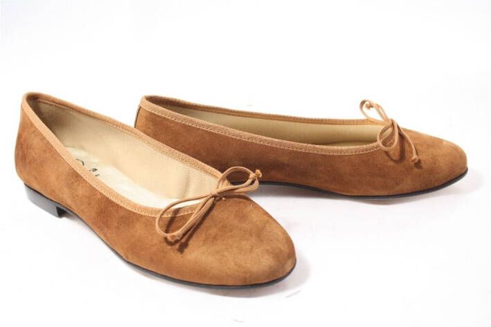 Viguera Dames ballerinas cognac