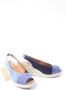 VIGUERA wedge slingback espadrilles blauw combi 40 - Thumbnail 2