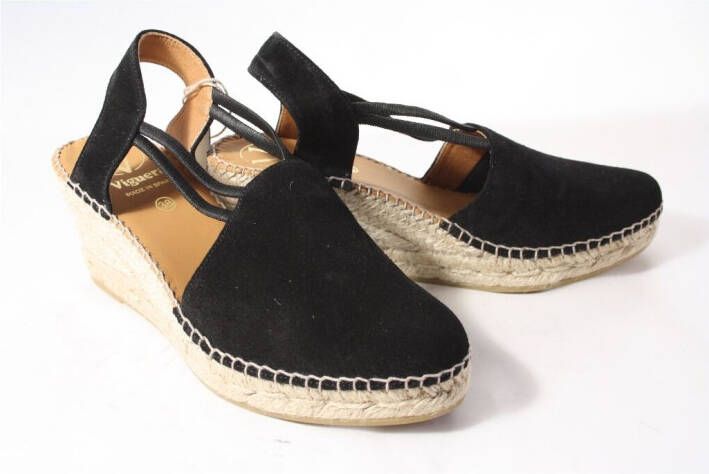 Viguera Dames espadrilles zwart