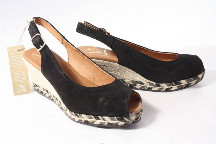 Viguera Dames espadrilles zwart