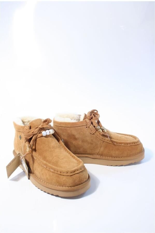 Warmbat Yeppoon Suede boot beads Dames Laarzen Cognac - Foto 11