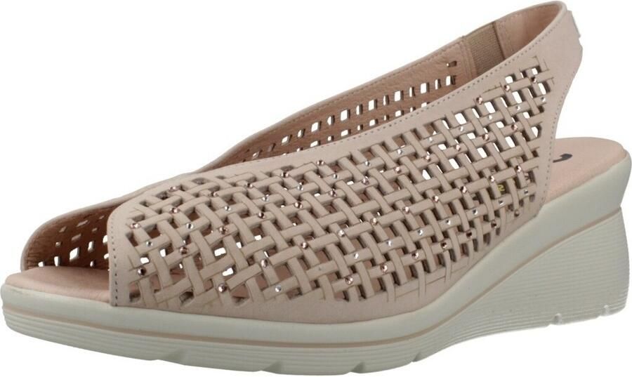 24 Hrs Sandalen met sleehak 26732