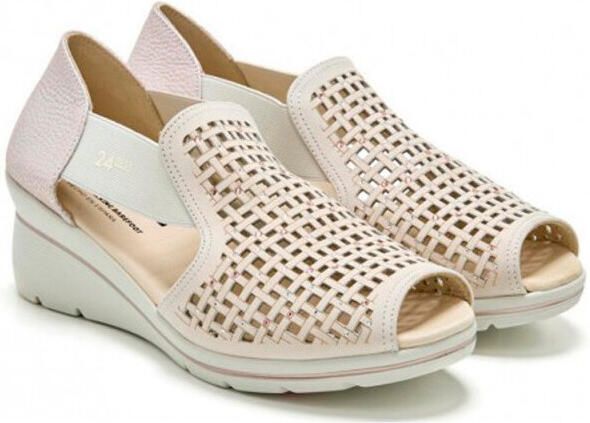 24 Hrs Sandalen met sleehak 26735