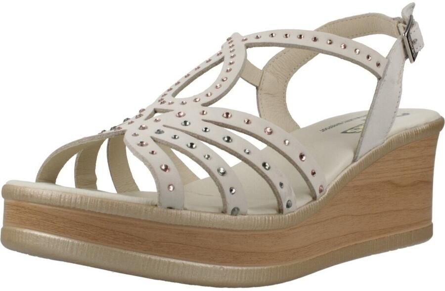 24 Hrs Sandalen met sleehak 26792 24h