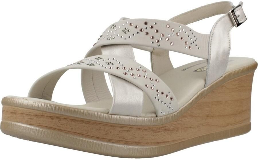 24 Hrs Sandalen met sleehak 26796 24h