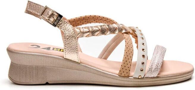 24 Hrs Sandalen met sleehak 26812