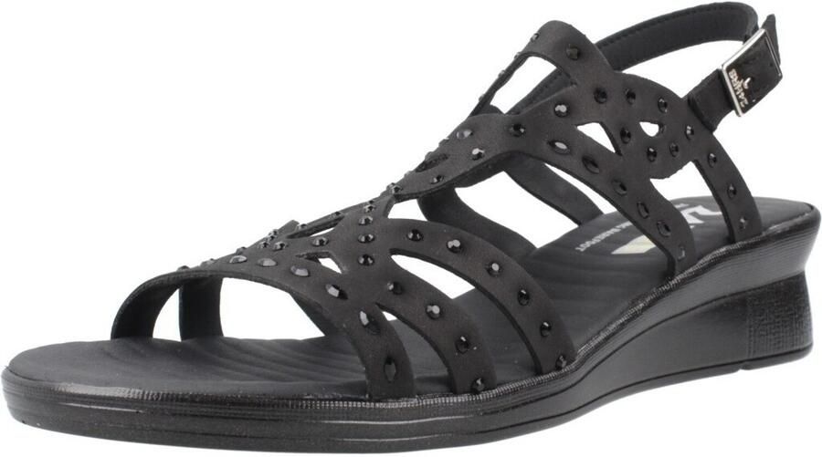 24 Hrs Sandalen met sleehak 26814 24h