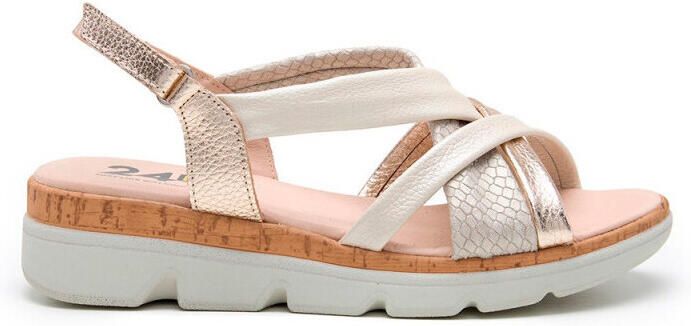 24 Hrs Sandalen met sleehak 26826