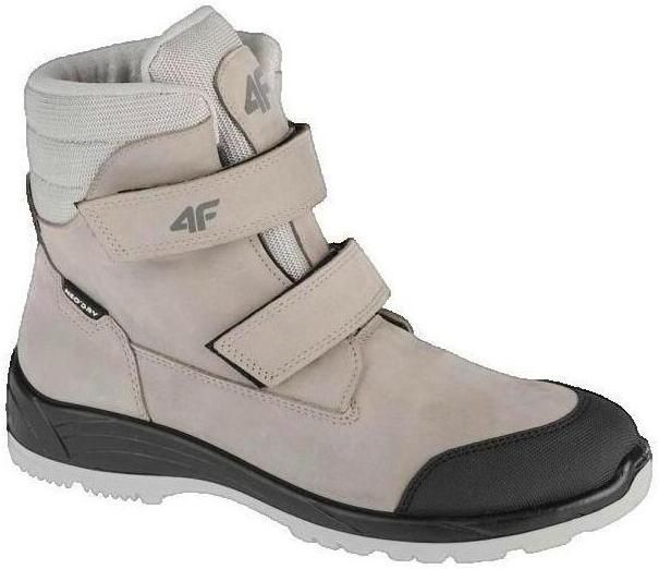 4F Snowboots Chaussures de randonnée Trek Jr montantes en nubuck gris