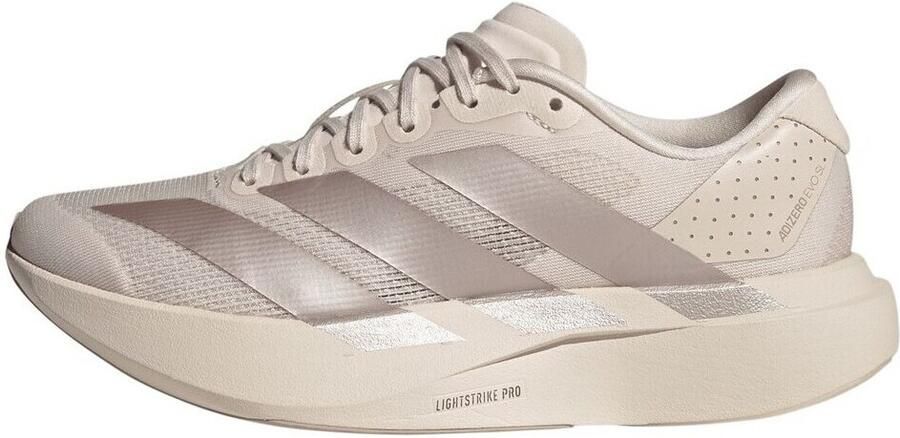 Adidas Performance Adizero Evo mesh hardloopschoenen beige - Foto 5