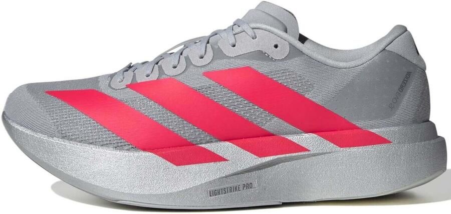 Adidas Adizero EVO SL Sneakers Heren Zilver 2 3 Mesh Synthetisch