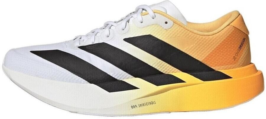 Adidas Adizero Evo SL Woven Hardloopschoenen wit lucid tangerine