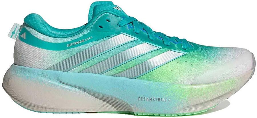 ADIDAS PERFORMANCE Loopschoen 'Supernova Rise 3' aqua zilvergrijs lichtgroen wit