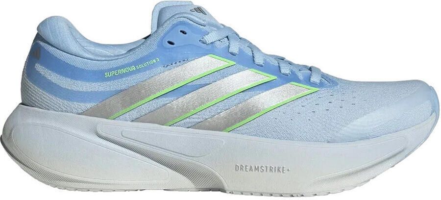 ADIDAS PERFORMANCE Loopschoen 'Supernova Solution 3' lichtblauw donkergrijs neongroen