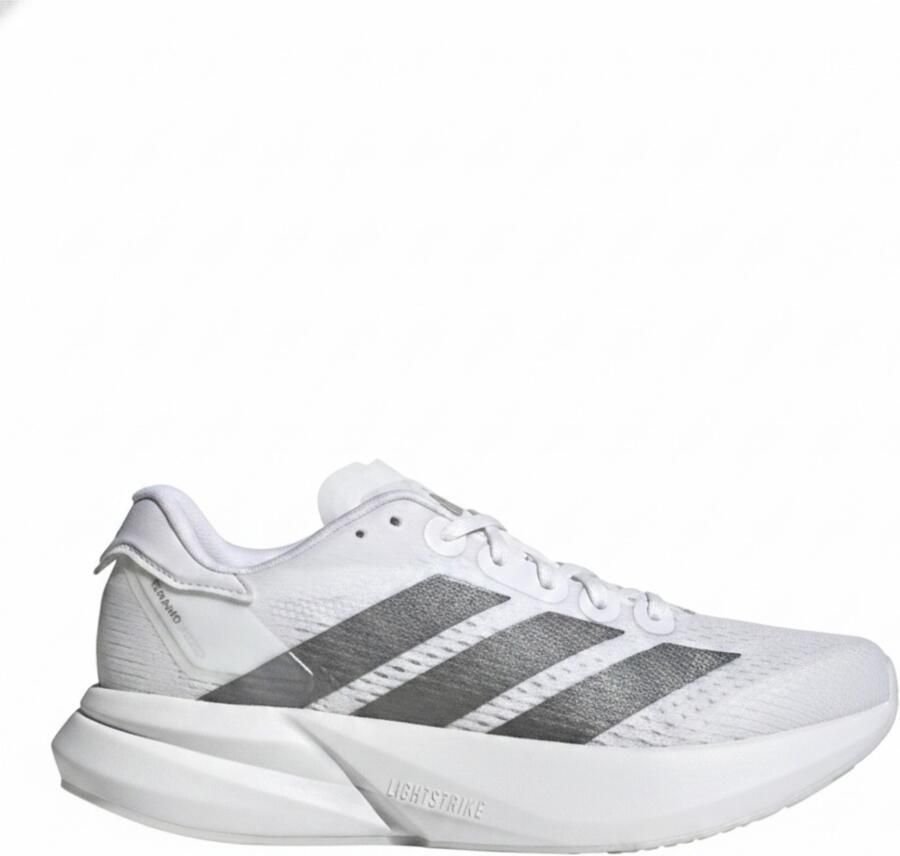 Adidas Performance Duramo Speed 2 hardloopschoenen wit grijs - Foto 4