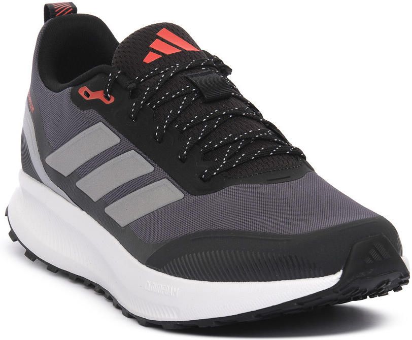 Adidas Performance Runfalcon 5 TR hardloopschoenen zwart zilver metallic - Foto 3