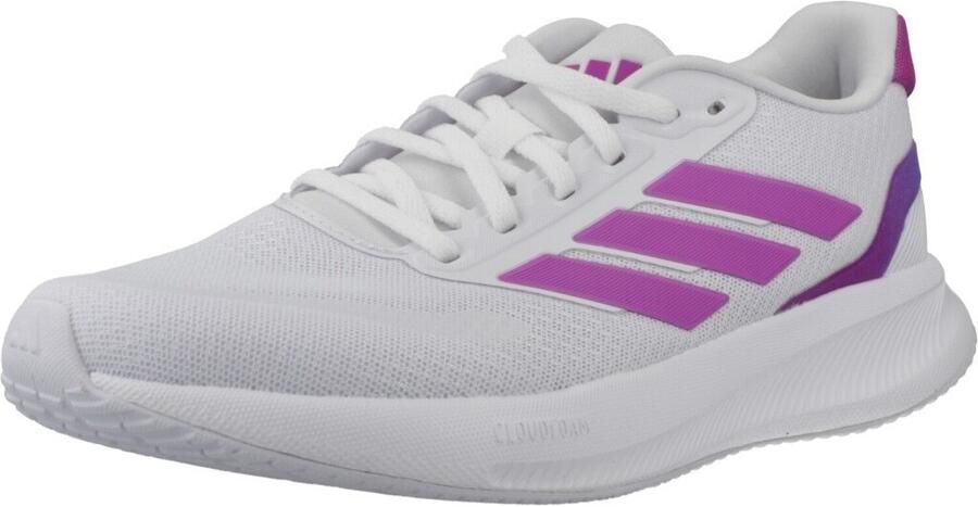 Adidas Dames Runfalcon 5 Hardloopschoenen JR3089 Cloudfoam Adiwear Sneakers Wit - Foto 5