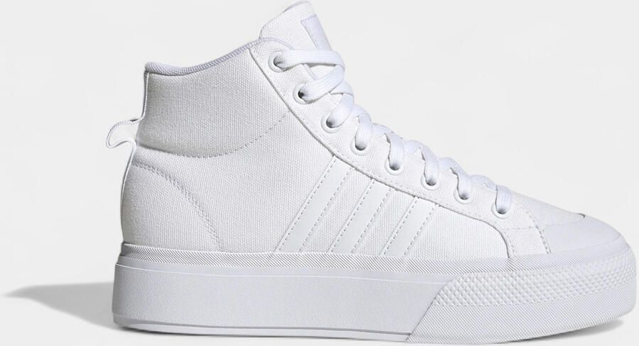 Adidas Hoge Sneakers Bravada 2.0 Platform Mid Cloud White Chalk White