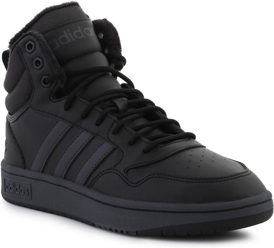 Adidas Sportswear Hoops 3.0 Mid Lifestyle Basketball Classic Fur Lining Winterized Shoes Unisex Zwart - Foto 5
