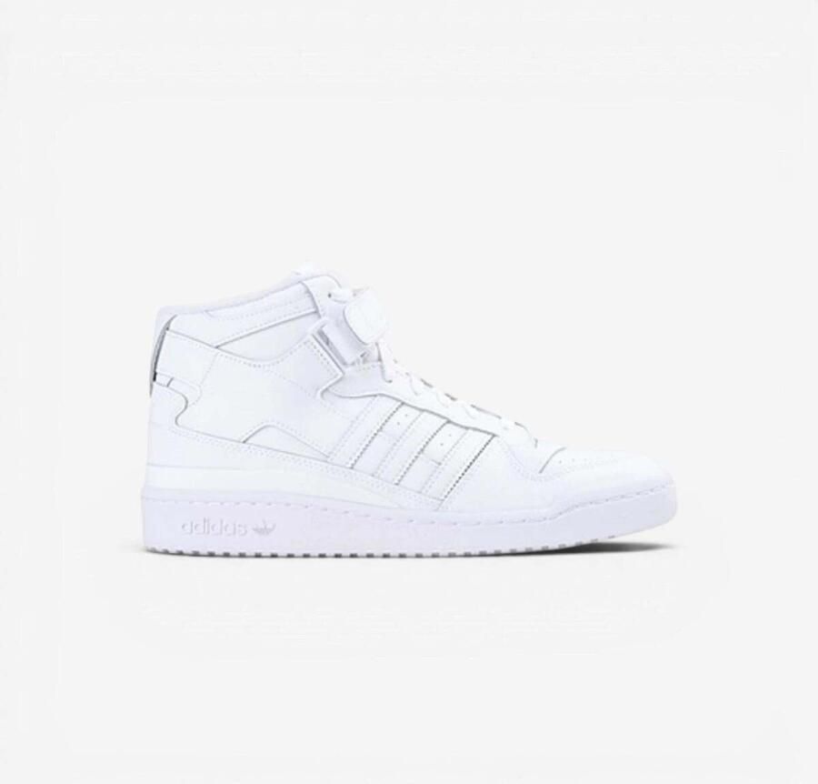 Adidas Hoge Sneakers Forum Mid Ftwwht Crywht Ftwwht