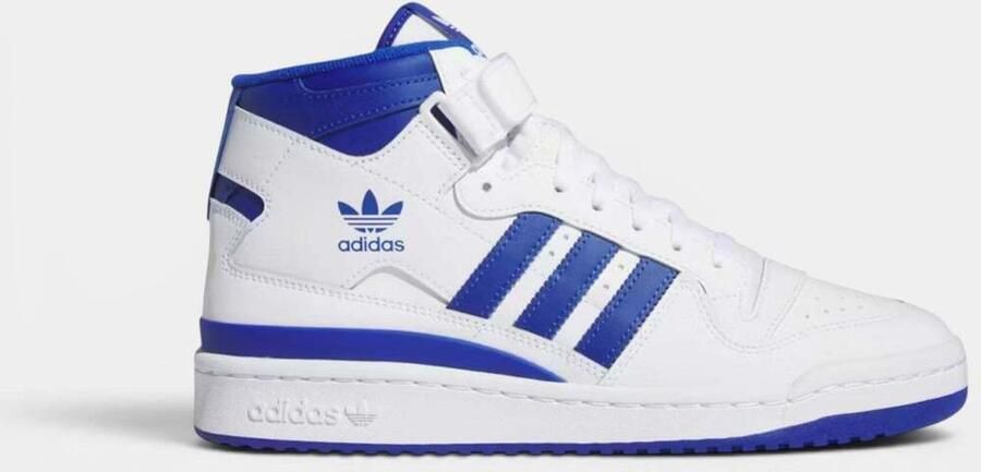 Adidas Hoge Sneakers Forum Mid Ftwwht Royblu Ftwwht