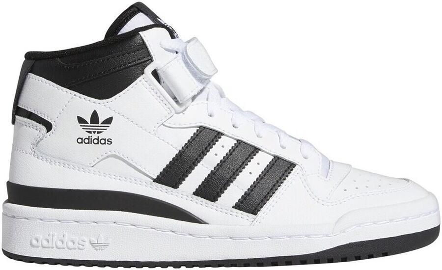 Adidas Originals Forum Mid J Sneaker Basketball Schoenen ftwr white core black ftwr white maat: 38 2 3 beschikbare maaten:36 2 3 36 37 1 3 38 2 - Foto 2