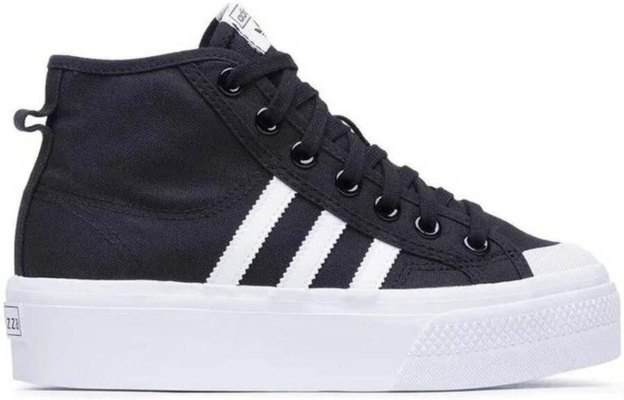 Adidas Originals Nizza Platform Mid Dames Core Black Cloud White Cloud White Dames - Foto 3