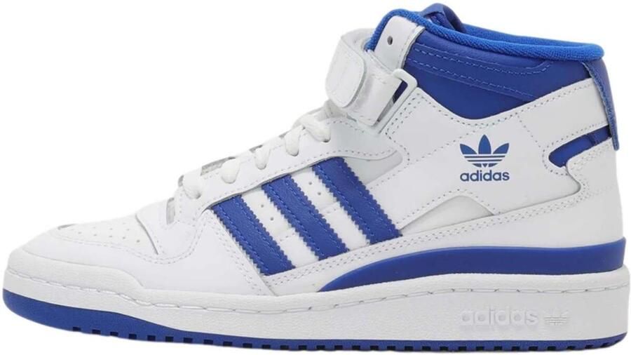 Adidas Originals Forum Mid J Sneaker Basketball Schoenen ftwr white team royal blue ftwr white maat: 37 1 3 beschikbare maaten:36 2 3 36 37 1 3 - Foto 6