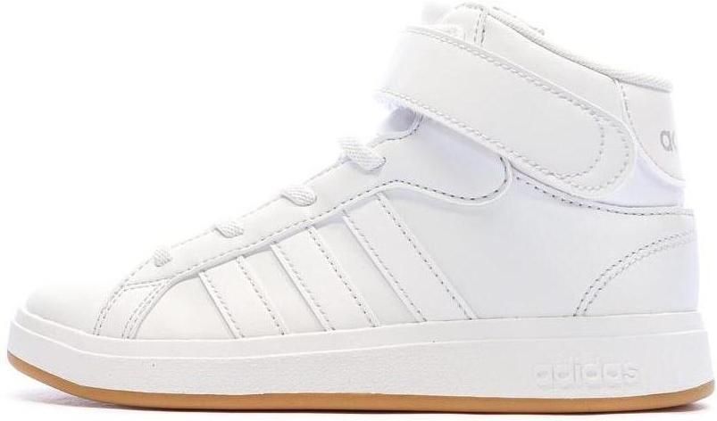 Adidas Hoge Sneakers Baskets grand court mi-hauteur blanc vert