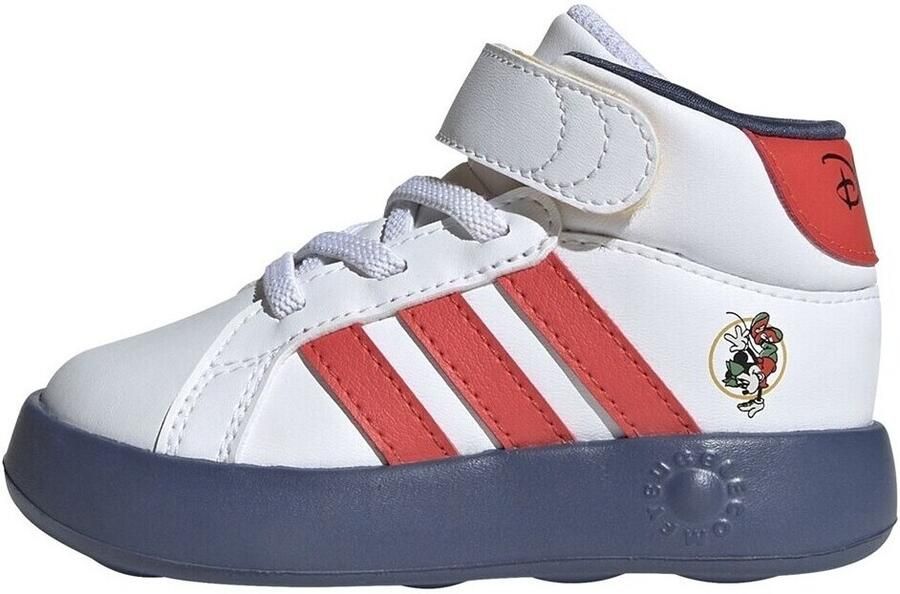 Adidas Sportswear x Disney Mickey and Friends Grand Court Mid Schoenen Kids Kinderen Wit