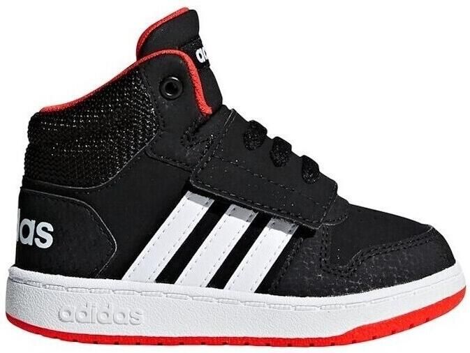 Adidas Hoops Mid 2.0 I Kinderen Sneakers Core Black Ftwr White Hi-Res Red S18 - Foto 4