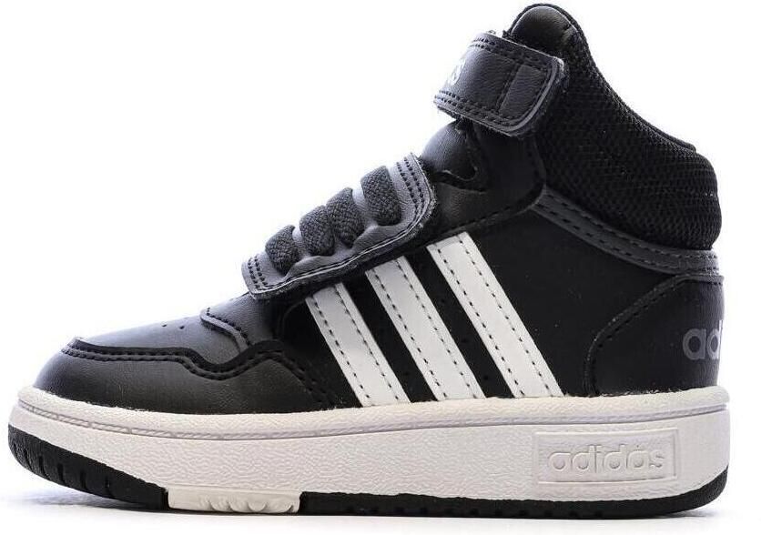 Adidas Sportswear Hoop Mid sneakers zwart wit grijs Imitatieleer 20 - Foto 6