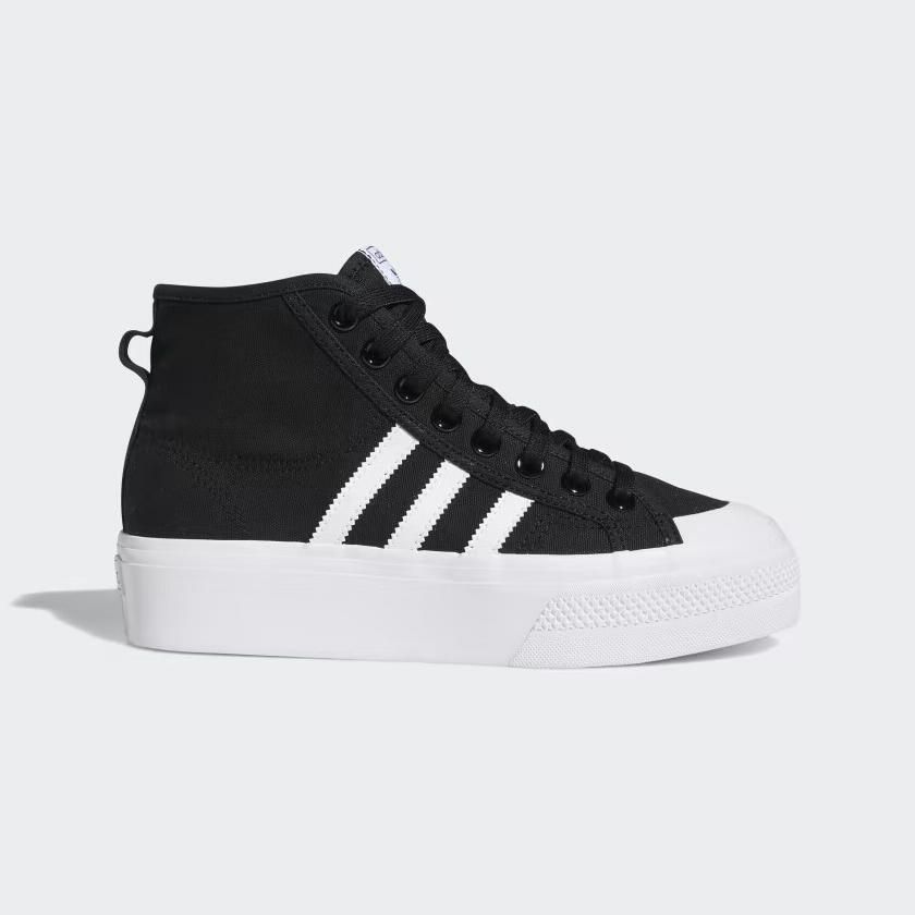 Adidas Originals Nizza Platform Mid Dames Core Black Cloud White Cloud White Dames - Foto 3