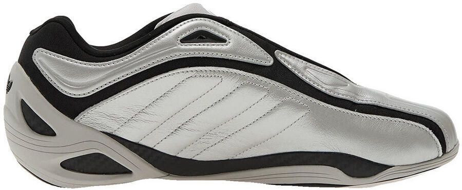 Adidas Lage Sneakers Baskets adiracer gt couleur métallique argent noir gris