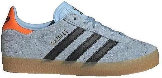 Adidas Originals Gazelle Children Clear Sky Core Black Solar Orange Clear Sky Core Black Solar Orange