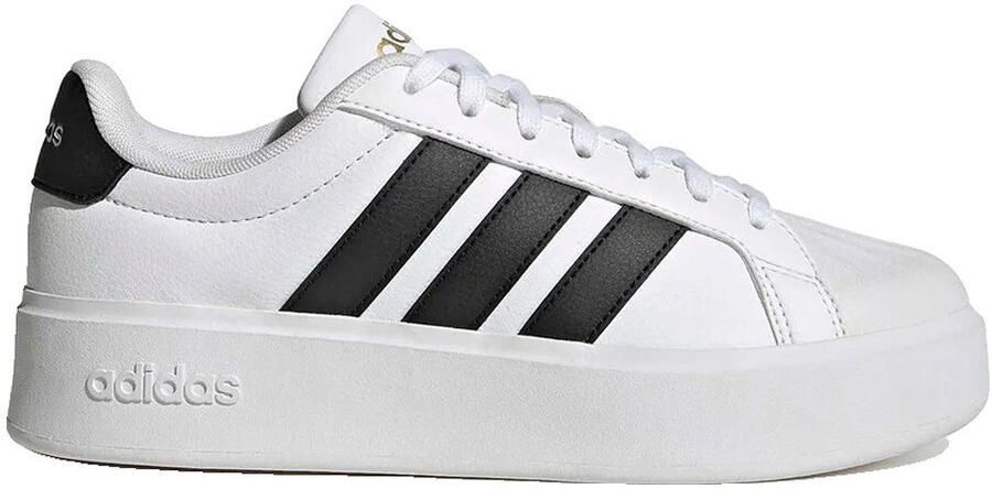 Adidas Dames STREETTALK BOLD Sneaker Dames Plateau Schoenen KJ3857 wit zilver - Foto 8