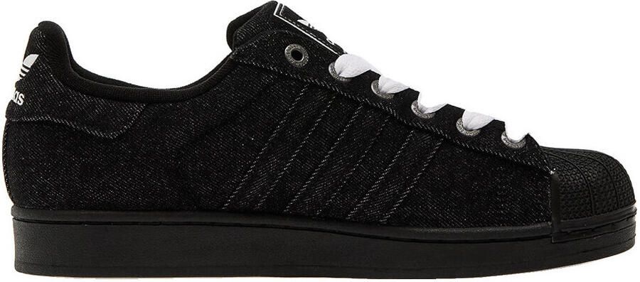 Adidas Superstar Sneakers Zwart 1 3 Mesh Synthetisch