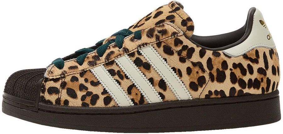 ADIDAS ORIGINALS Sneakers laag 'Superstar II' ivoor cappuccino donkerbruin donkergroen - Foto 2