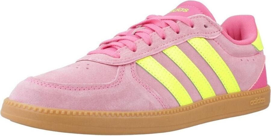 Adidas Women's Breaknet Sleek Suede Sneakers 2 3 roze bruin - Foto 4