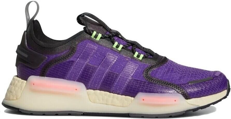 Adidas Originals NMD_V3 Schoenen Active Purple Core Black Signal Green Heren