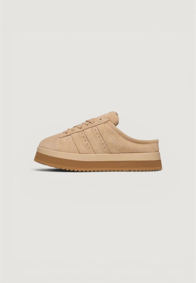 Adidas Campus Slippers en Sandalen Dames Beige 2 3 Suède