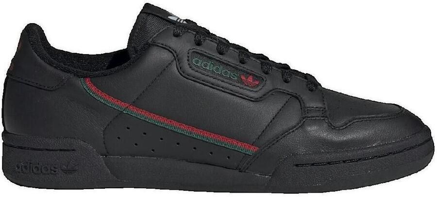 Adidas Continental 80 Lage sneakers Leren Sneaker Zwart