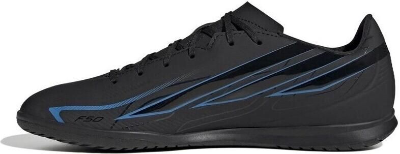 Adidas Perfor ce F50 Hyperfast Club senior voetbalschoenen zwart kobaltblauw - Foto 4