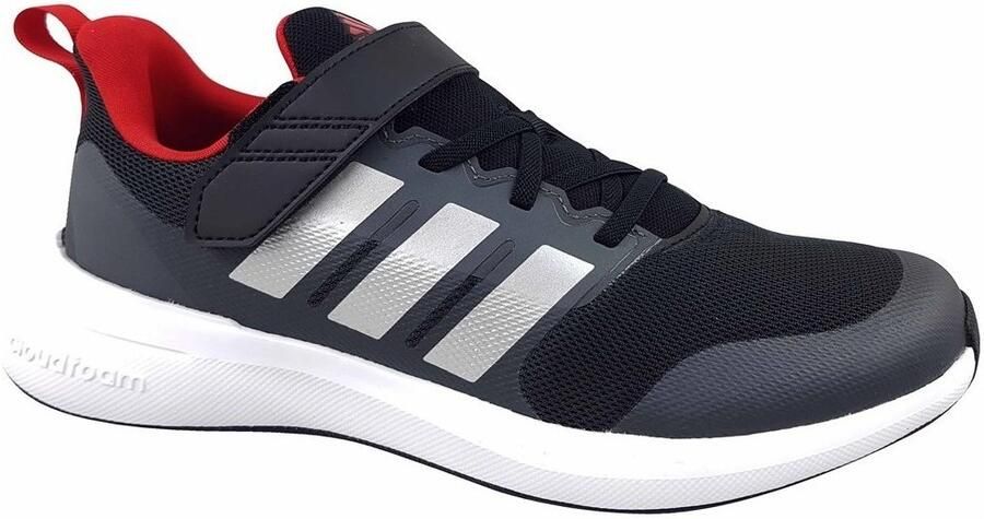Adidas Sportswear FortaRun 2.0 Cloudfoam Schoenen met Elastische Veters en Klittenband Kinderen Zwart - Foto 5