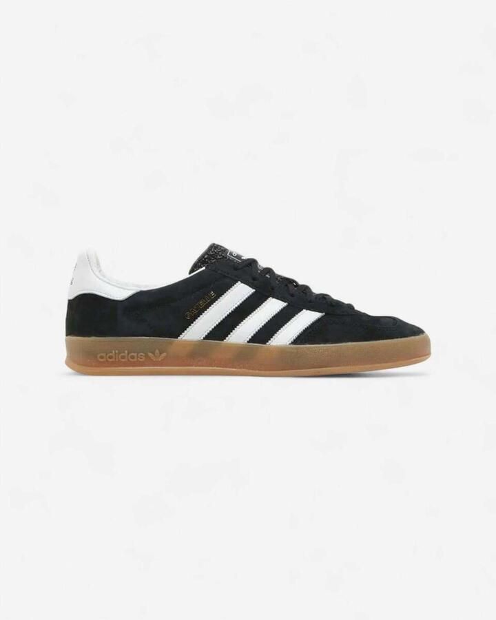 Adidas Lage Sneakers Gazelle Black White Gum - Foto 2
